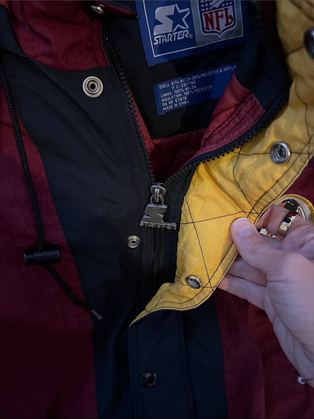 STARTER Redskins jacket - Picture 3 of 5